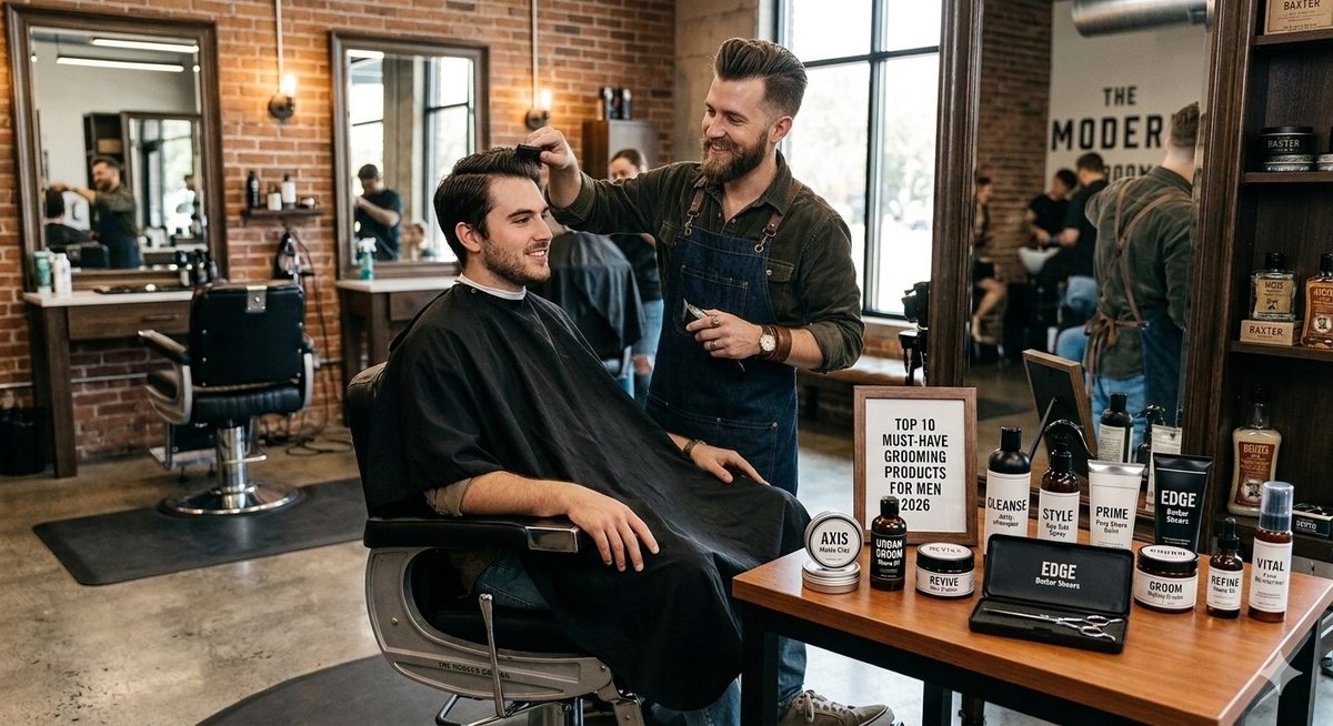 Top 10 must-have grooming products for men in 2026
